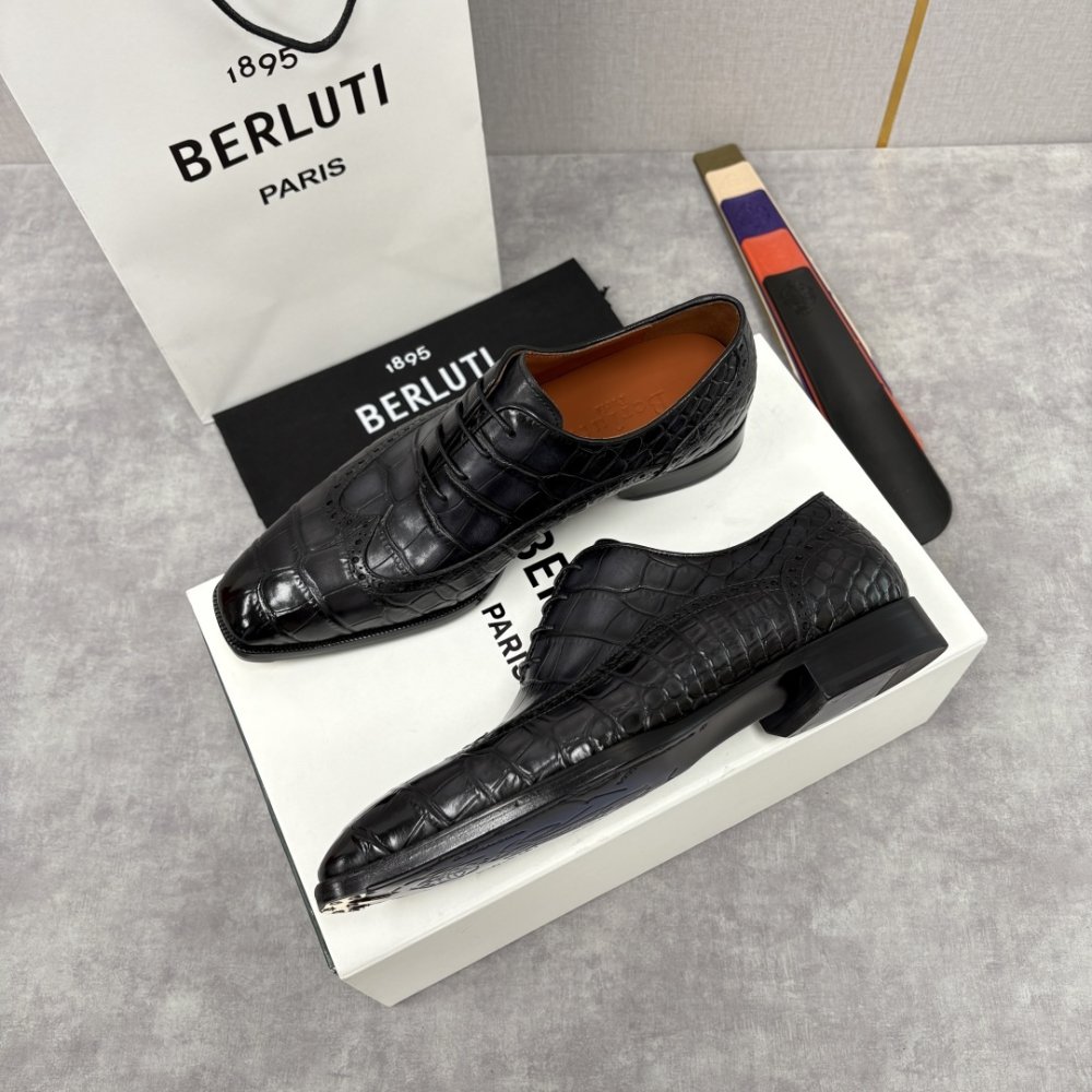 Shoes leather men's фото 2