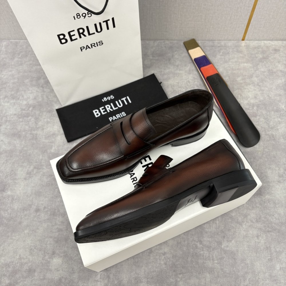 Shoes leather men's фото 2