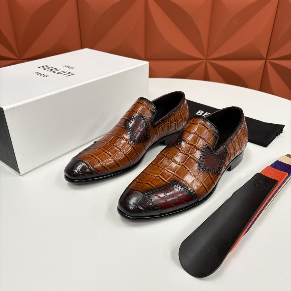 Shoes leather men's фото 2