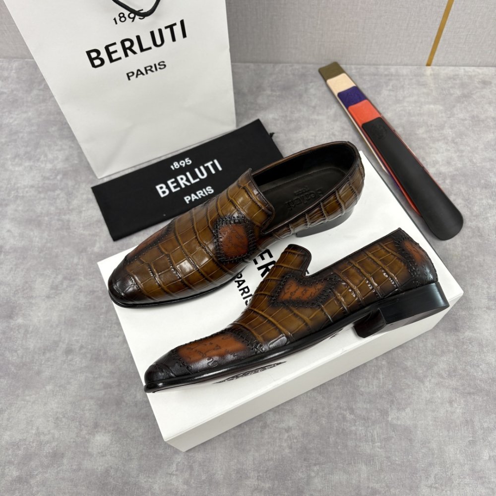 Shoes leather men's фото 2