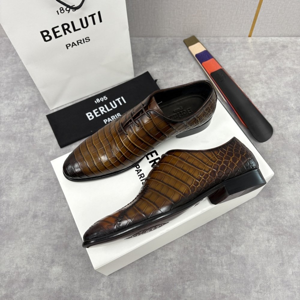 Shoes leather men's фото 2