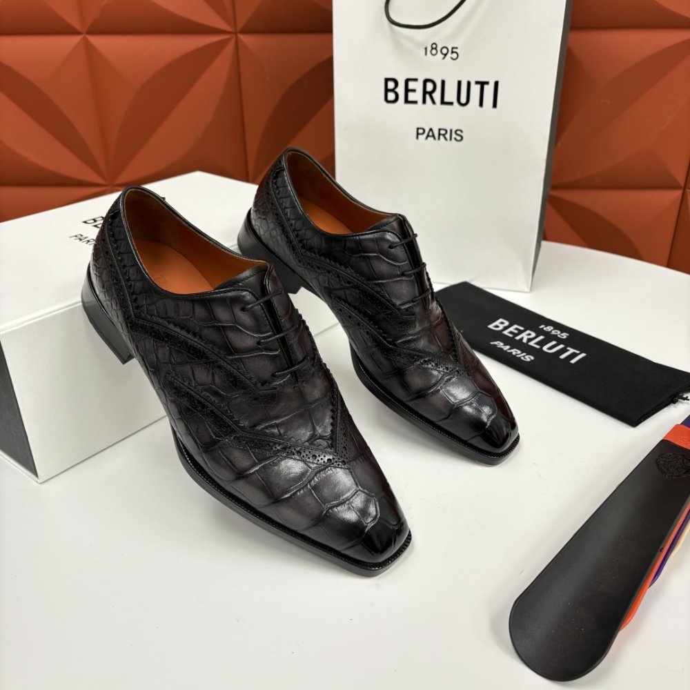 Shoes leather men's фото 3