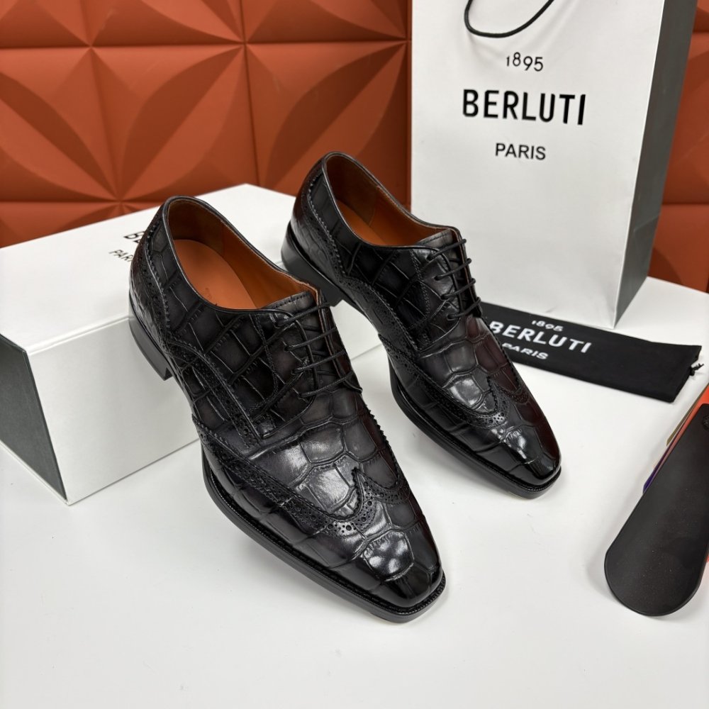 Shoes leather men's фото 3