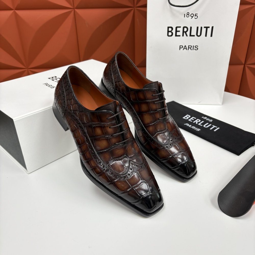 Shoes leather men's фото 3