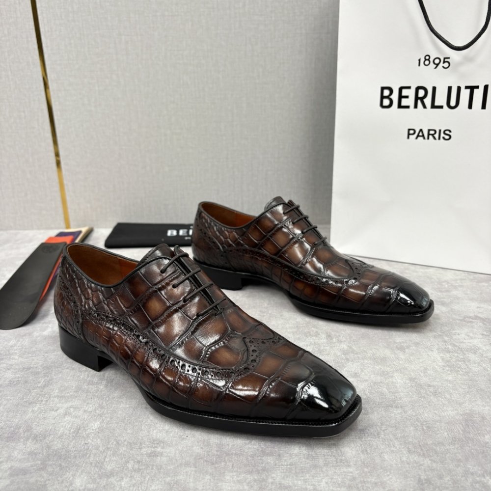 Shoes leather men's фото 3