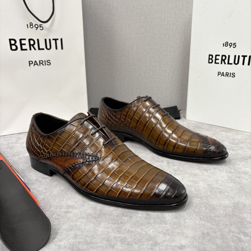 Shoes leather men's фото 3