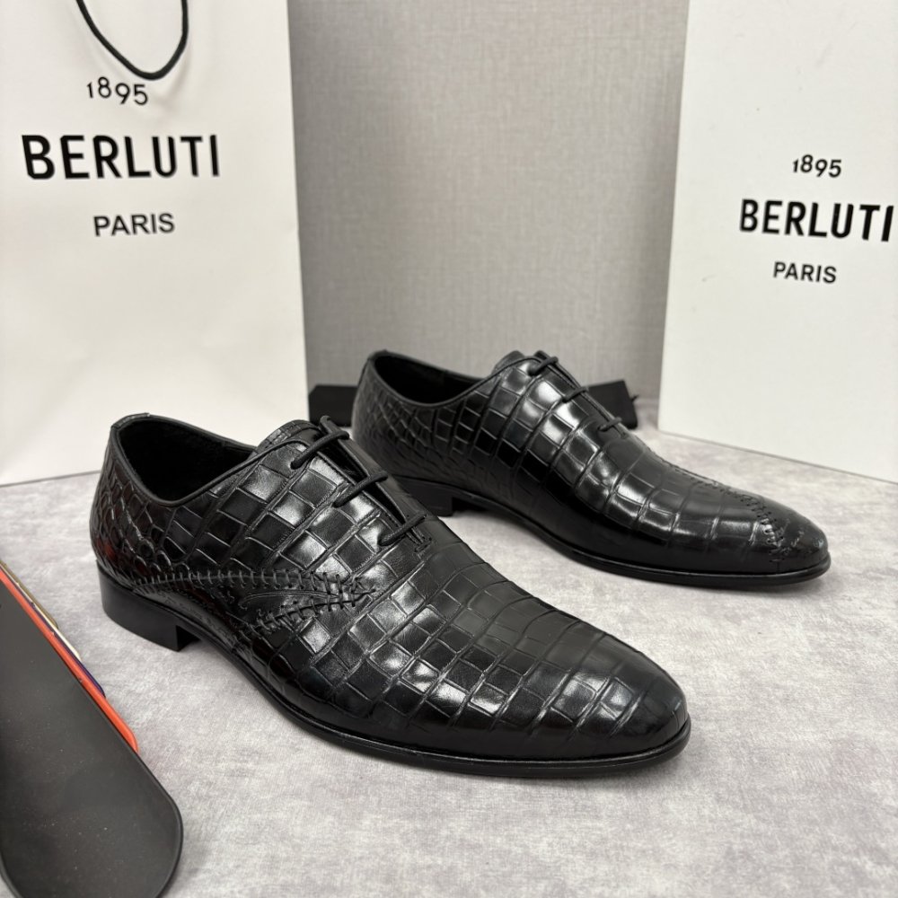 Shoes leather men's фото 3