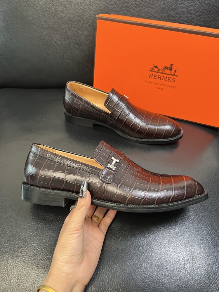 Shoes leather men's фото 4