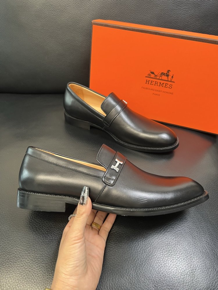 Shoes leather men's фото 4