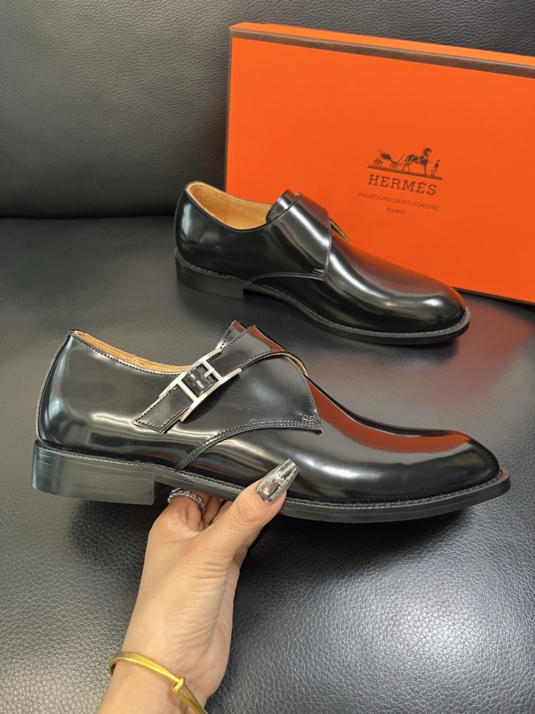 Shoes leather men's фото 4