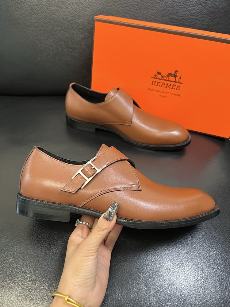 Shoes leather men's фото 4