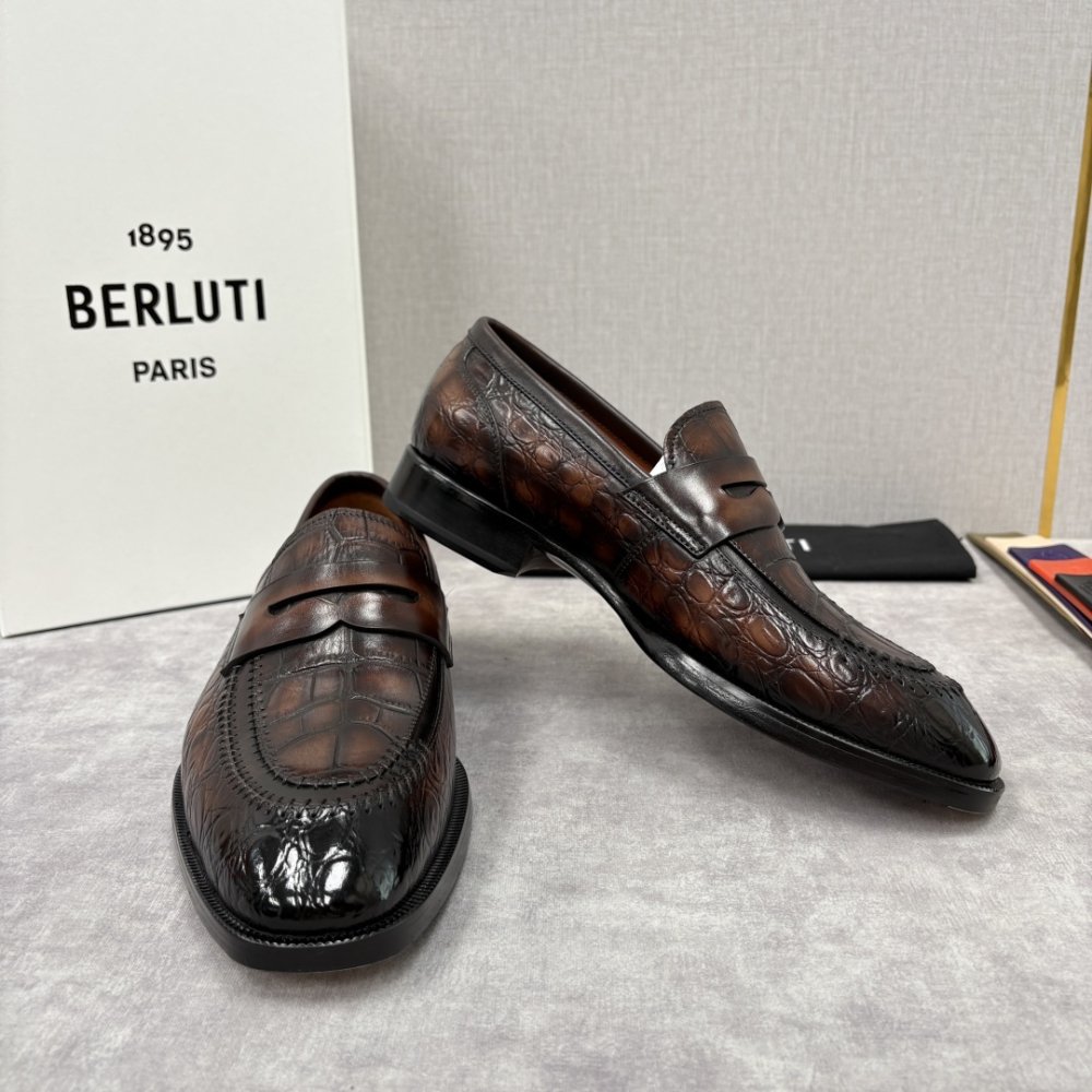 Shoes leather men's фото 4