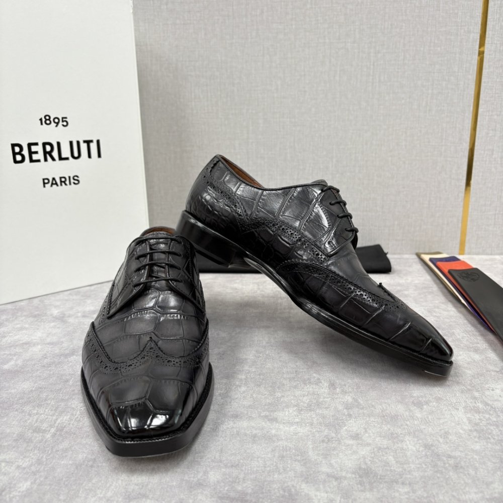 Shoes leather men's фото 4