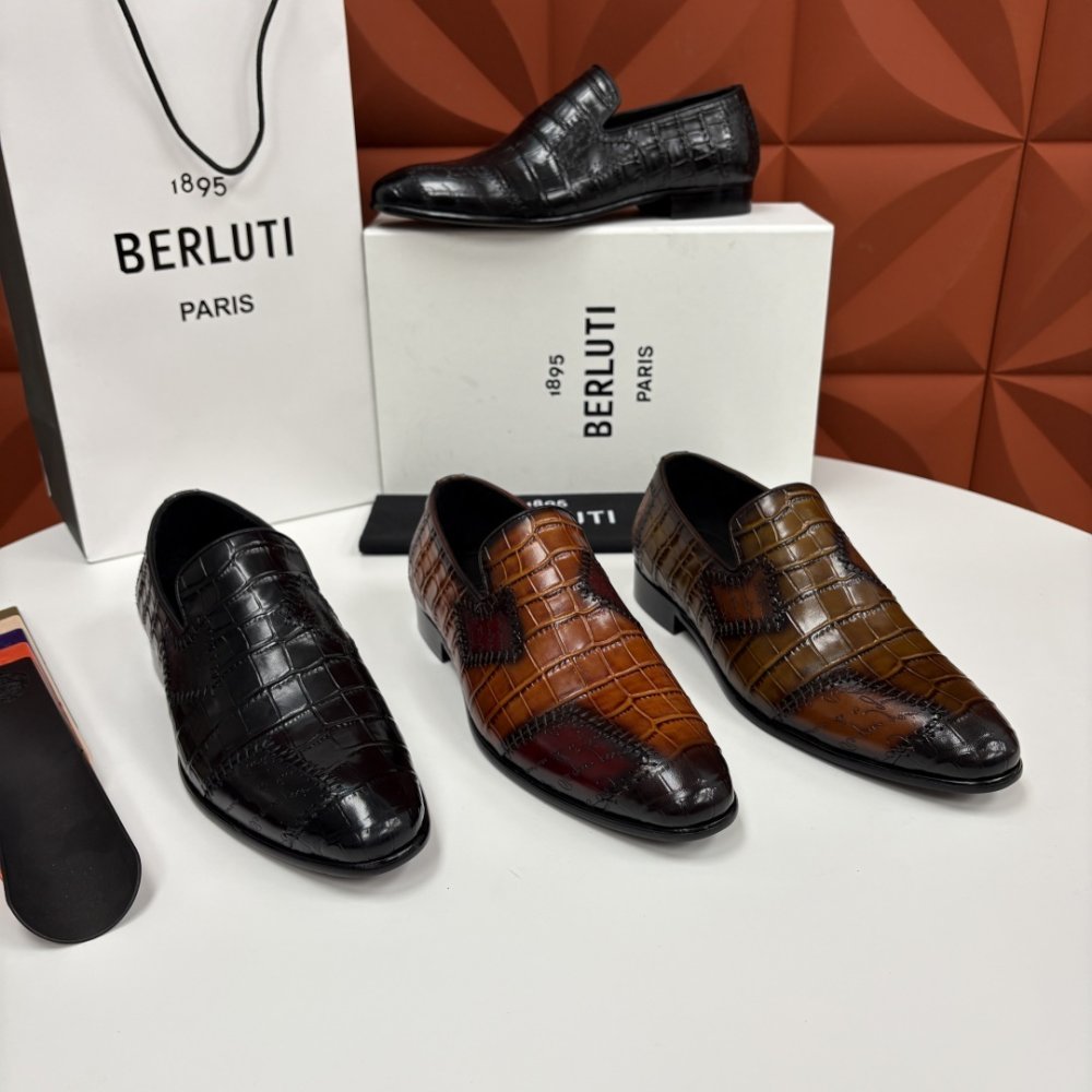 Shoes leather men's фото 4