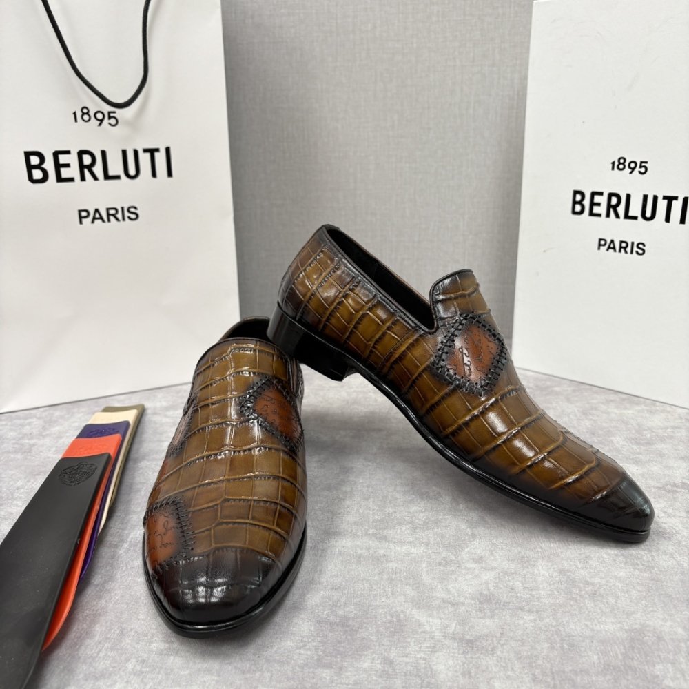 Shoes leather men's фото 4