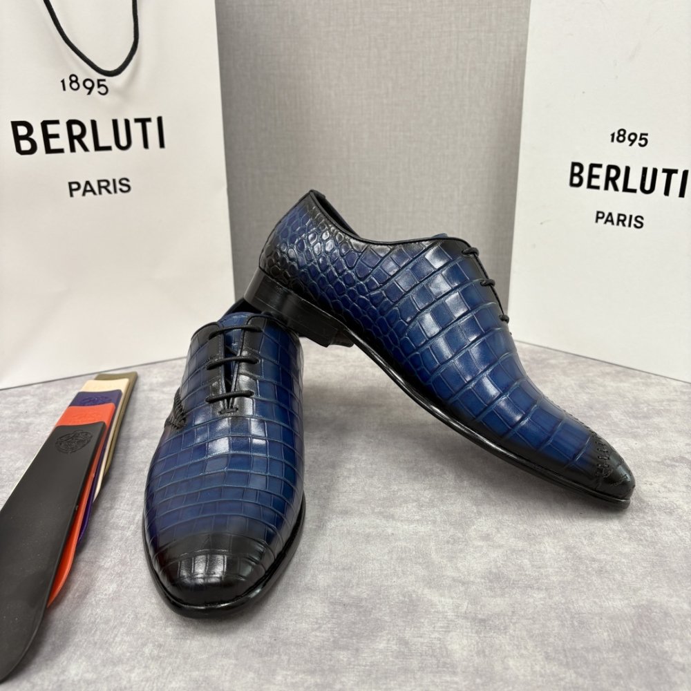 Shoes leather men's фото 4