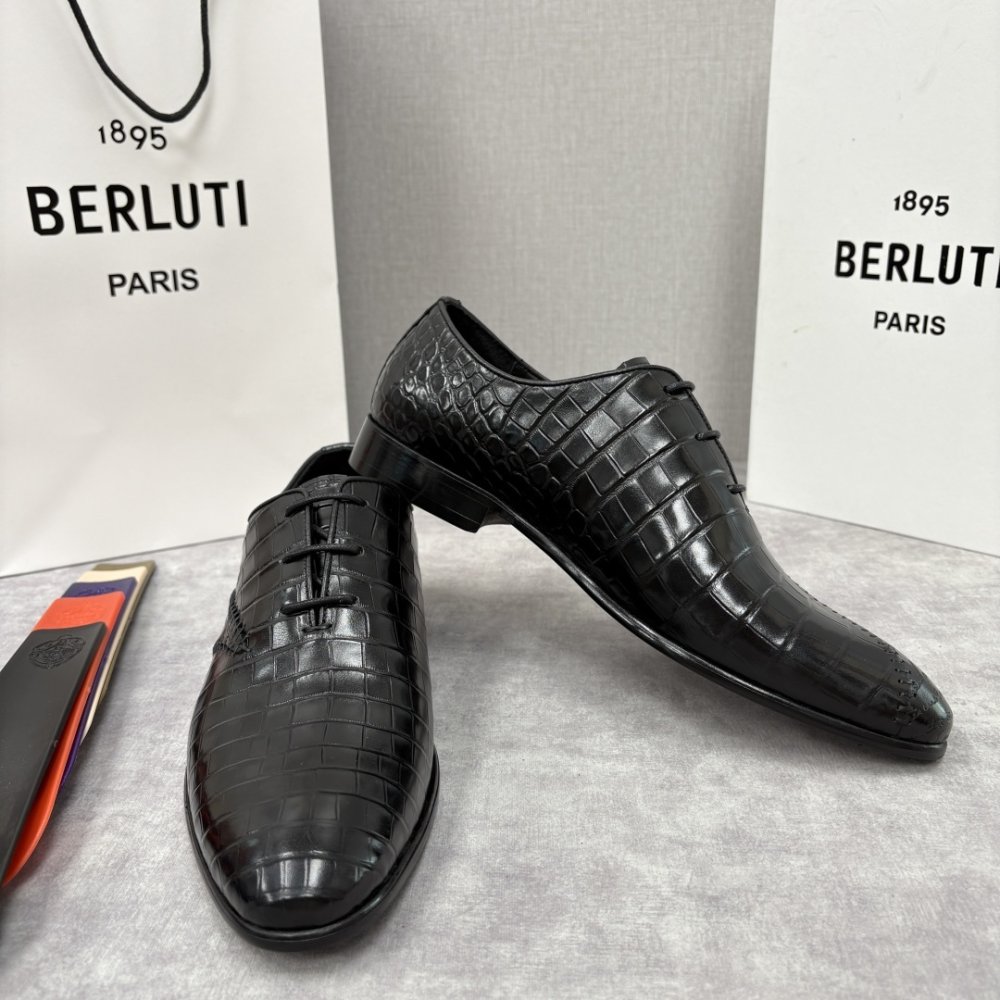 Shoes leather men's фото 4