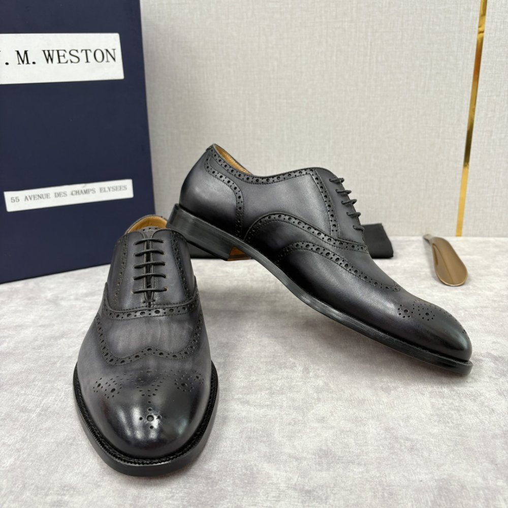 Туфли кожаные мужские фото 4