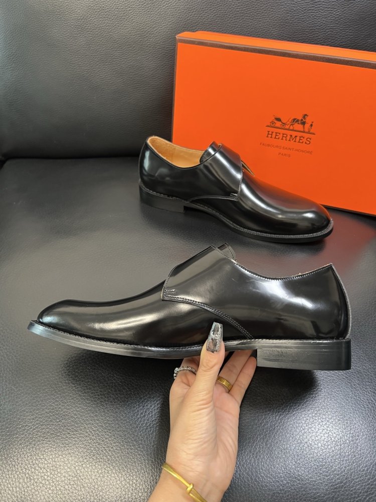 Shoes leather men's фото 5