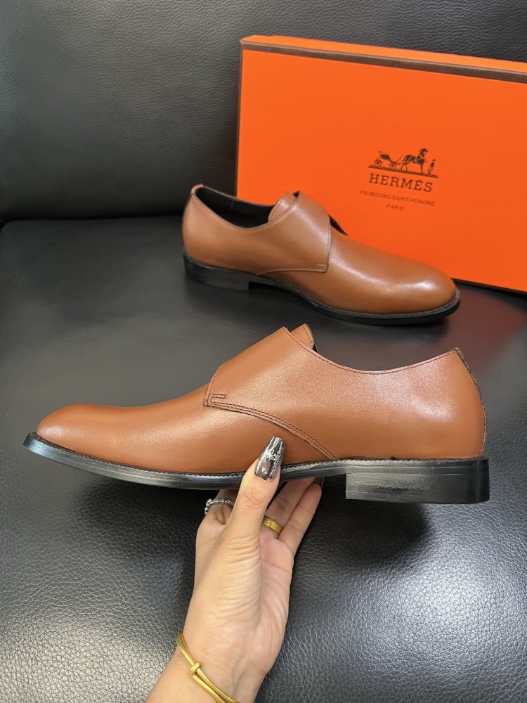 Shoes leather men's фото 5