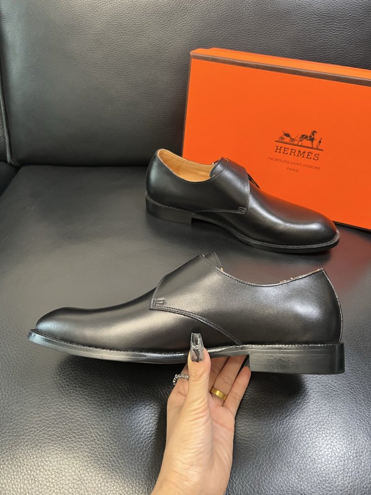 Shoes leather men's фото 5