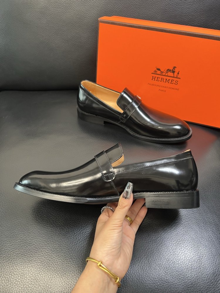 Shoes leather men's фото 5