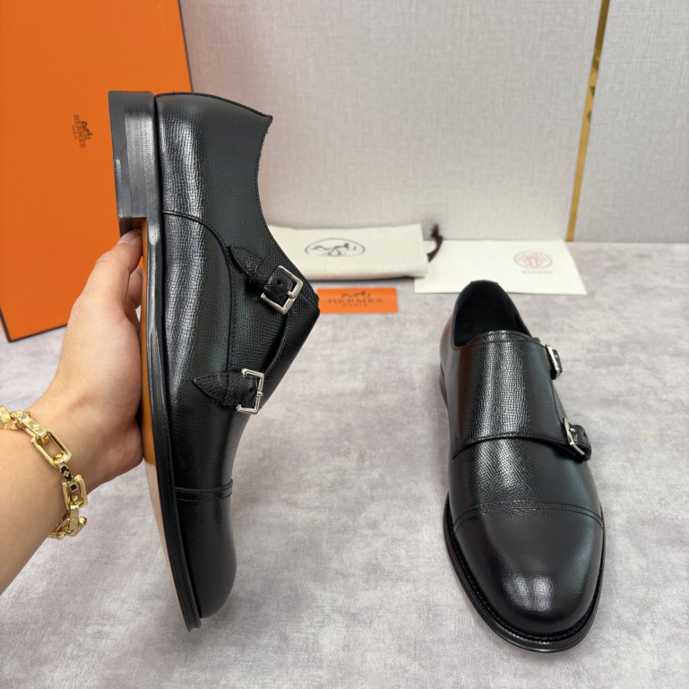 Shoes leather men's фото 5