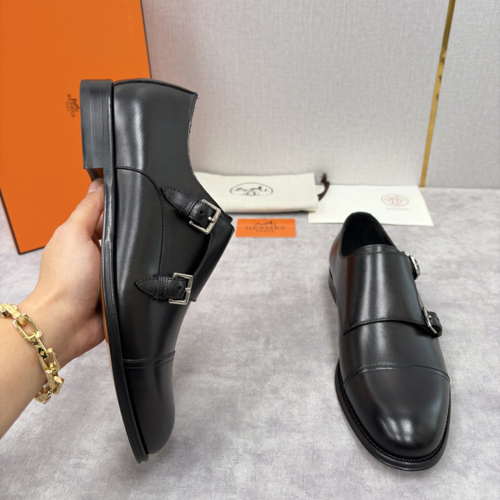 Shoes leather men's фото 5