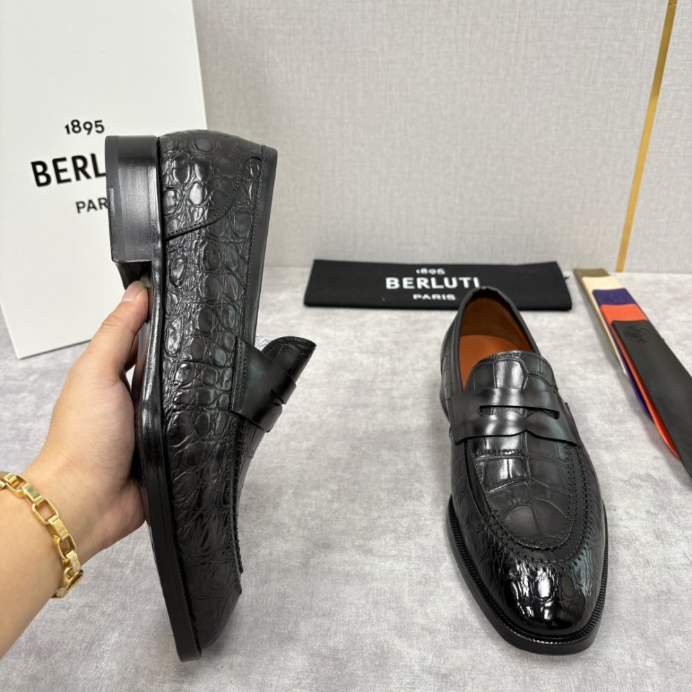 Shoes leather men's фото 5