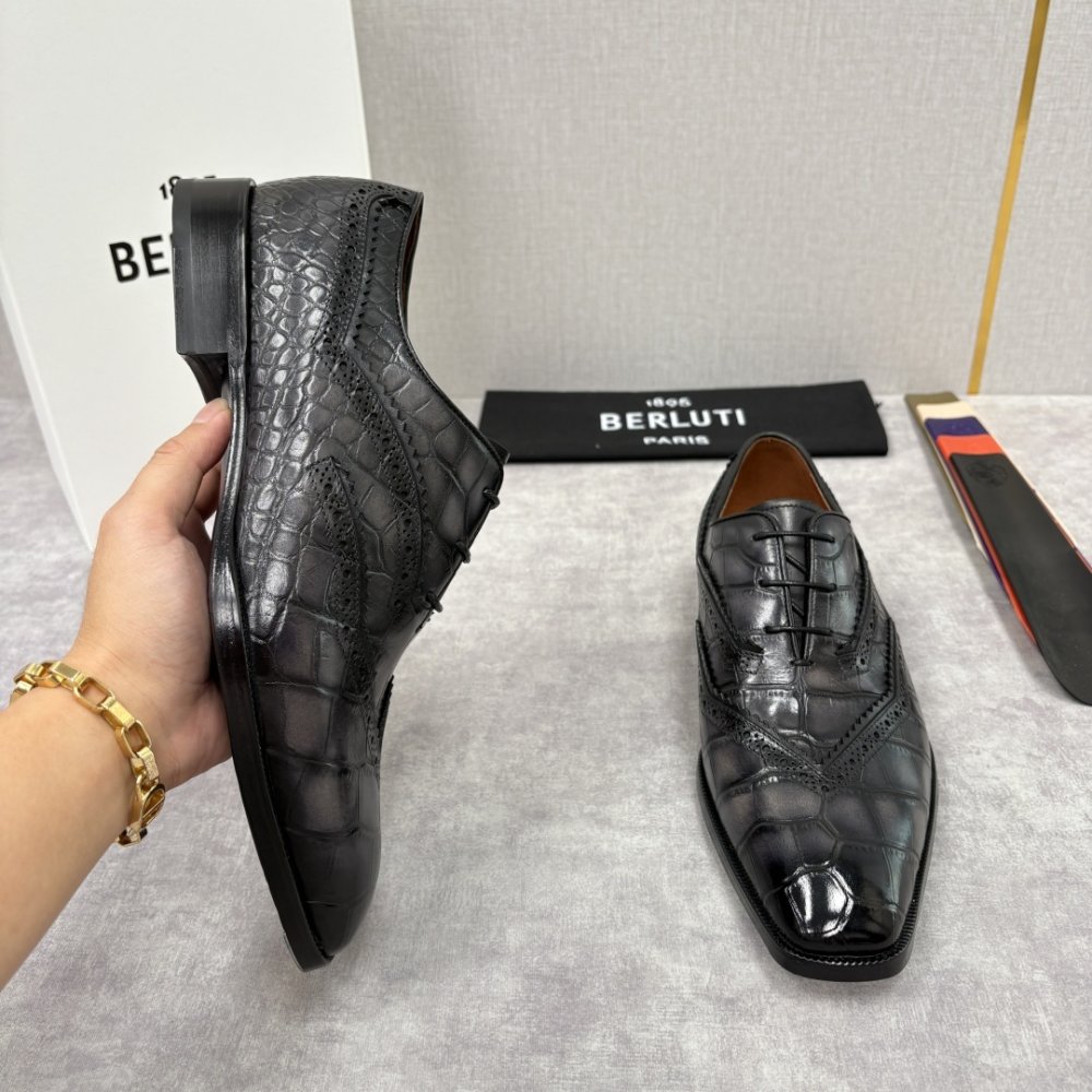 Туфли кожаные мужские фото 5