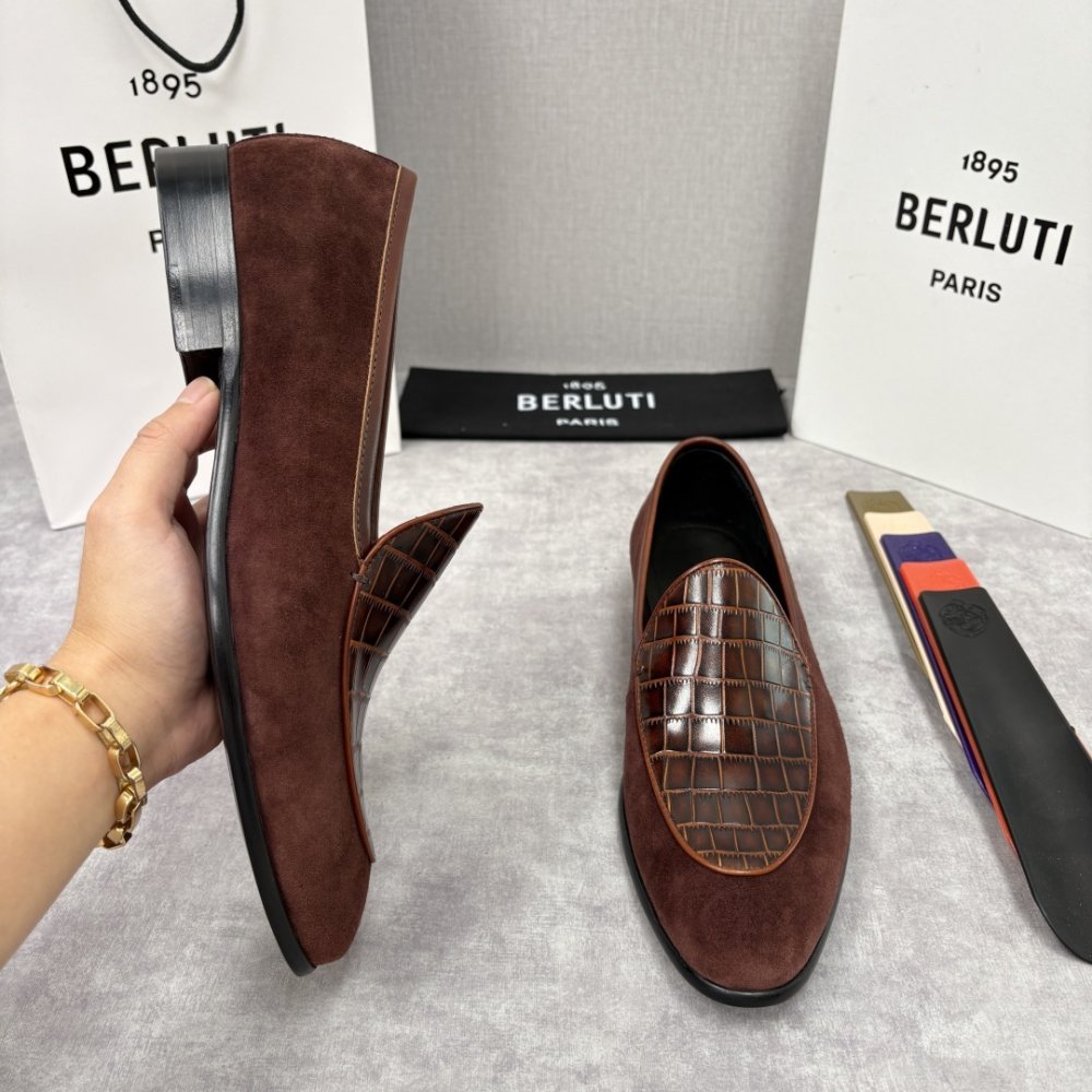 Shoes leather men's фото 5