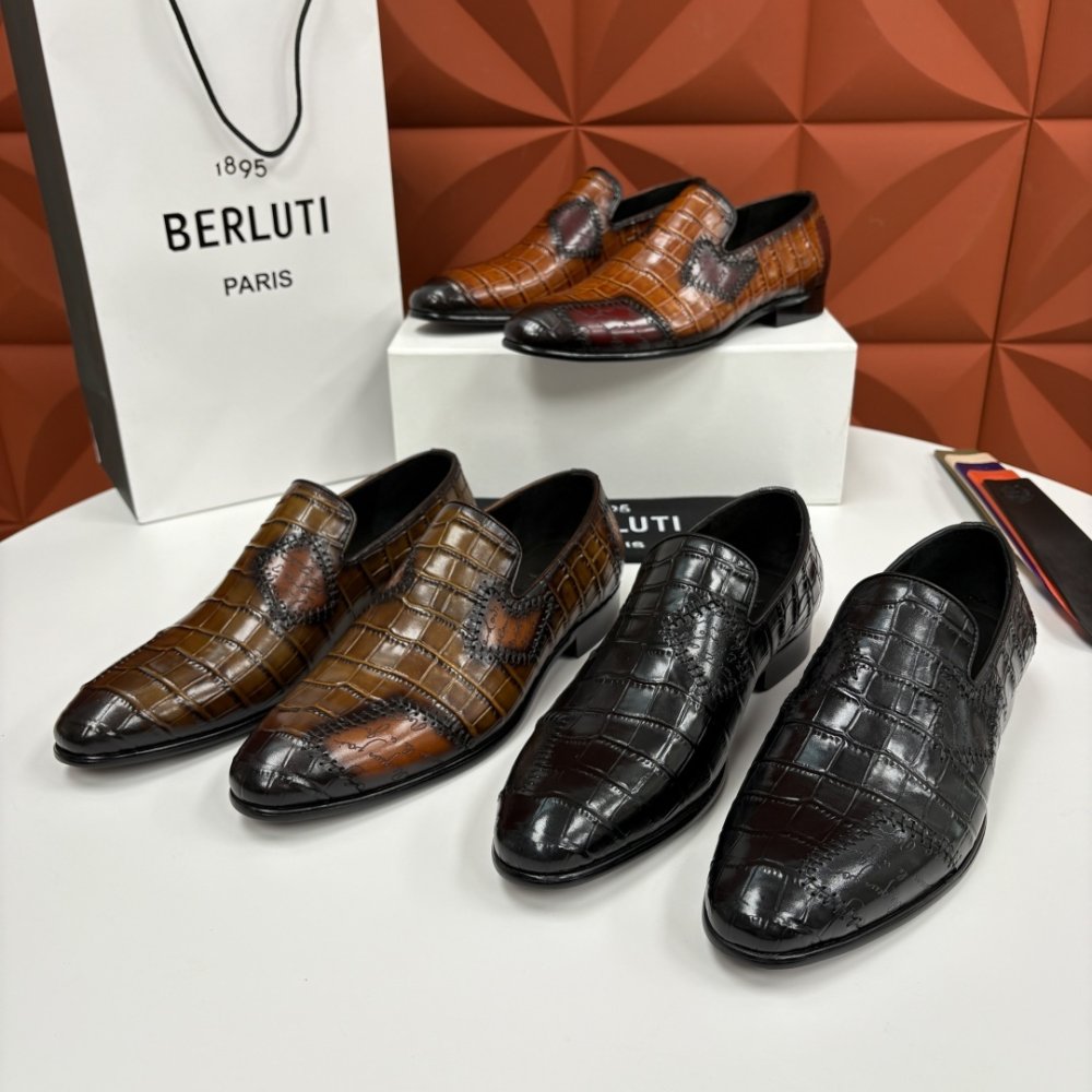 Shoes leather men's фото 5