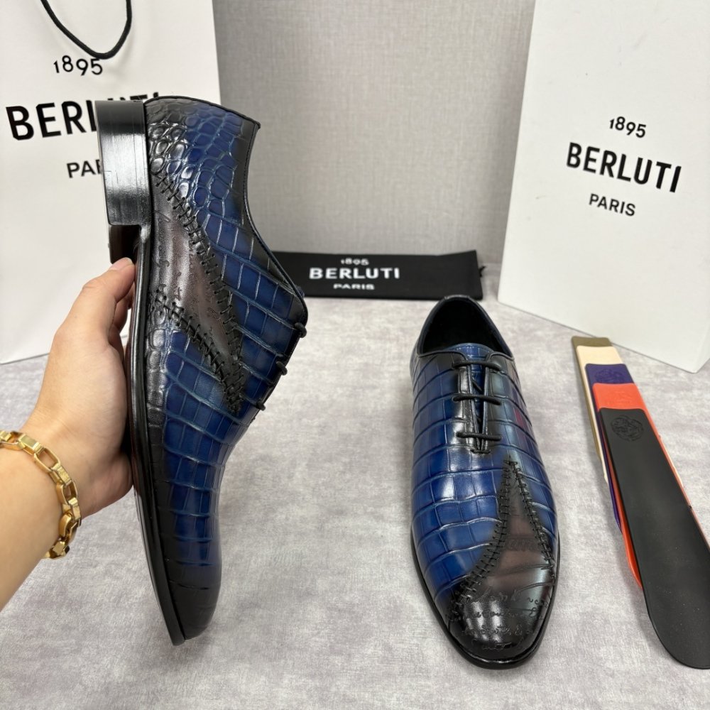 Shoes leather men's фото 5