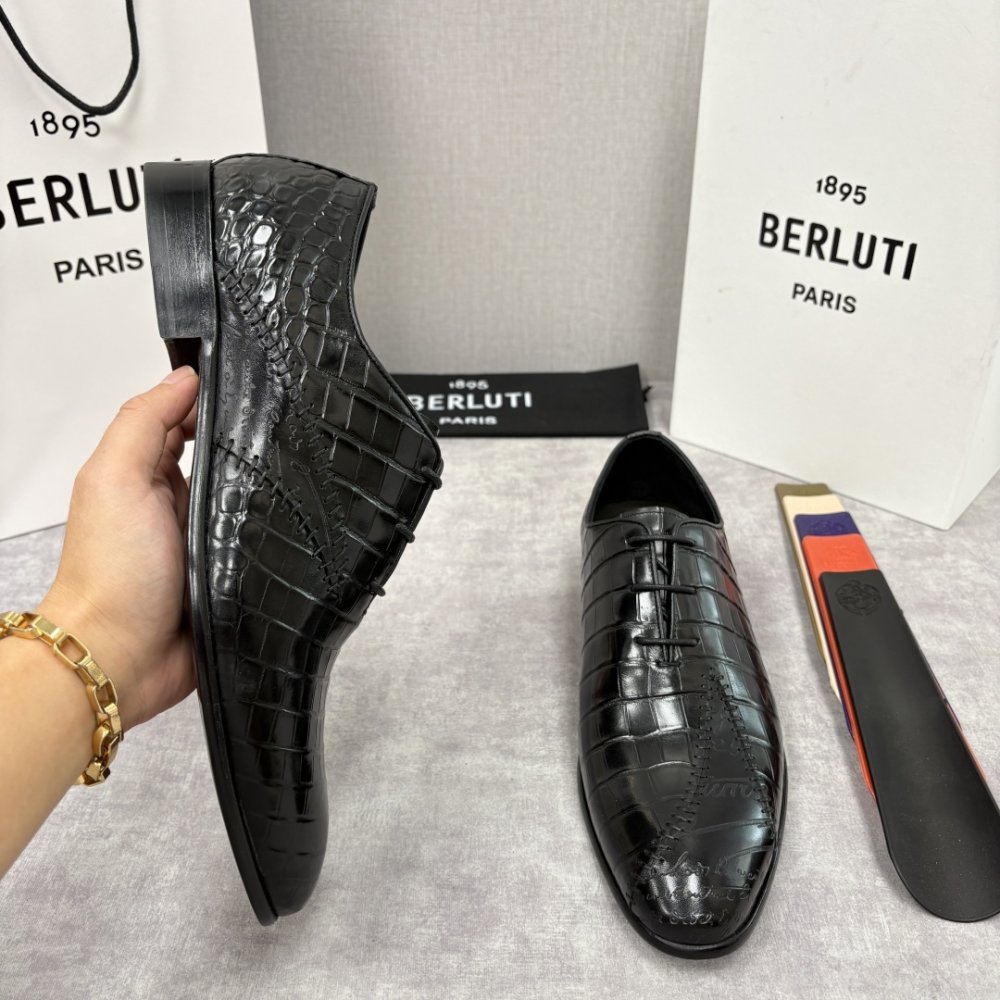 Shoes leather men's фото 5