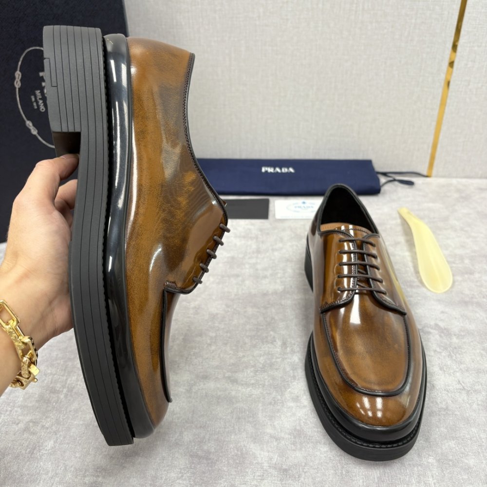 Shoes leather men's фото 5