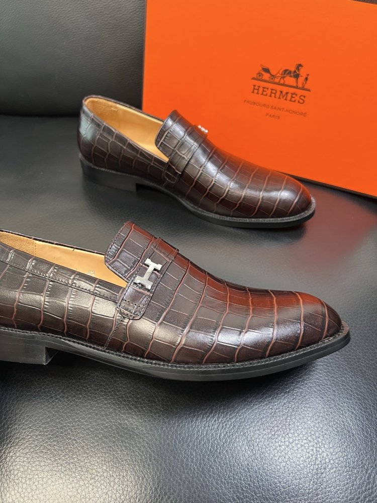 Shoes leather men's фото 6