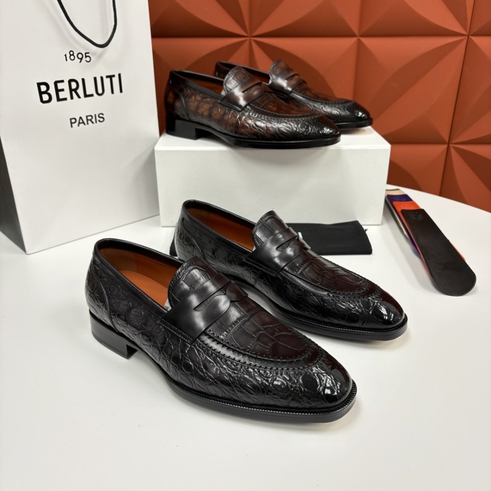 Shoes leather men's фото 6