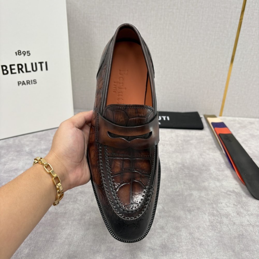 Shoes leather men's фото 6