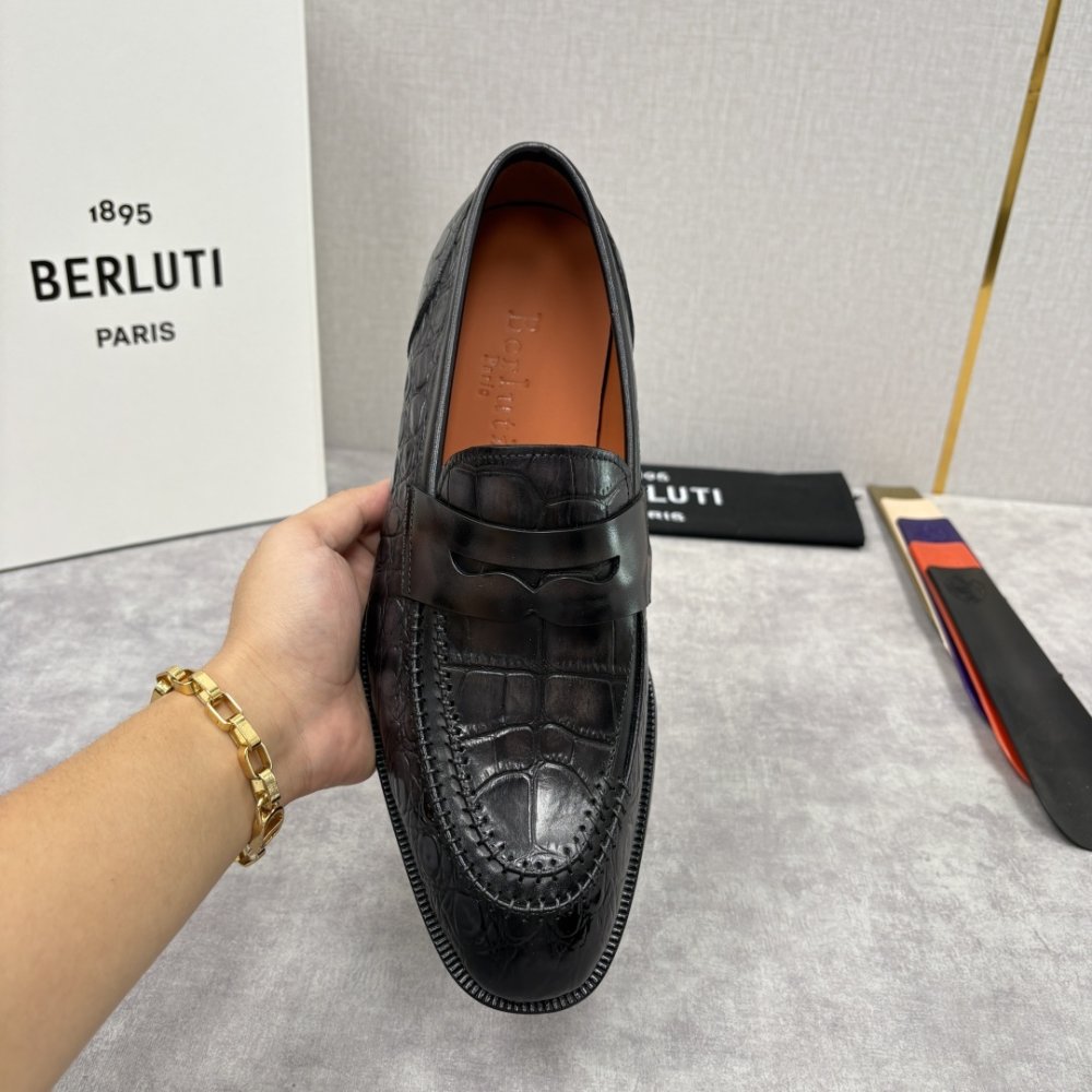 Shoes leather men's фото 6