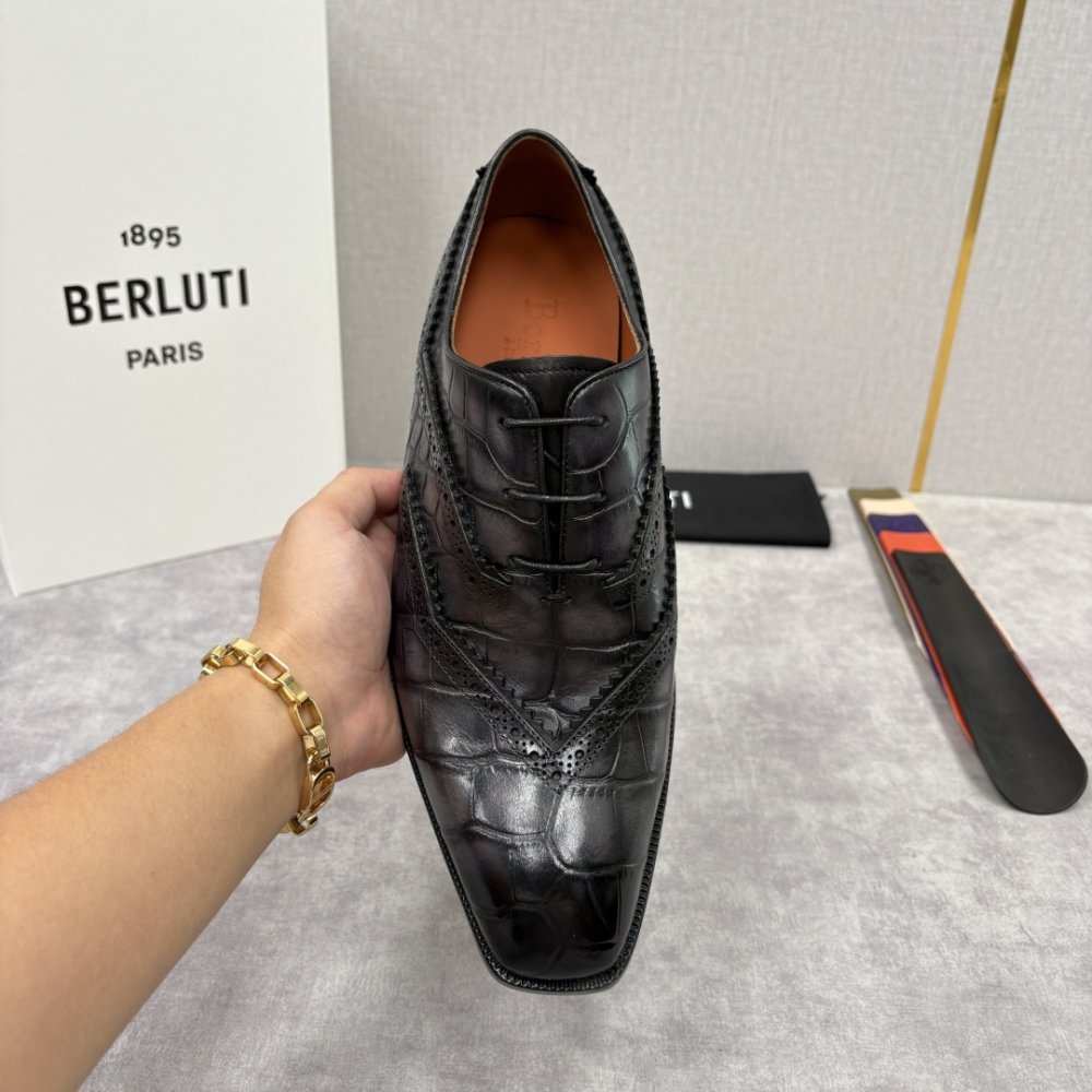 Туфли кожаные мужские фото 6