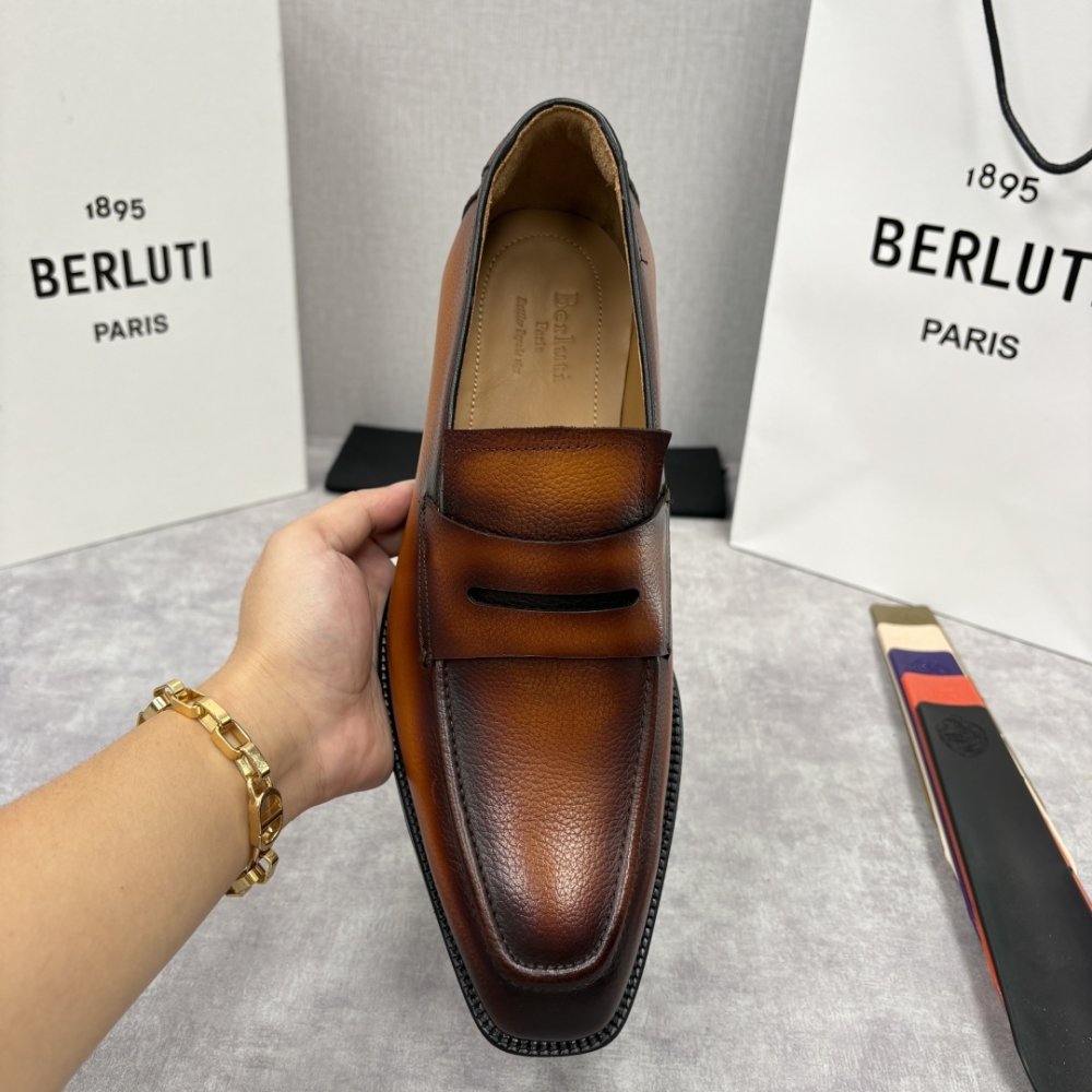 Shoes leather men's фото 6