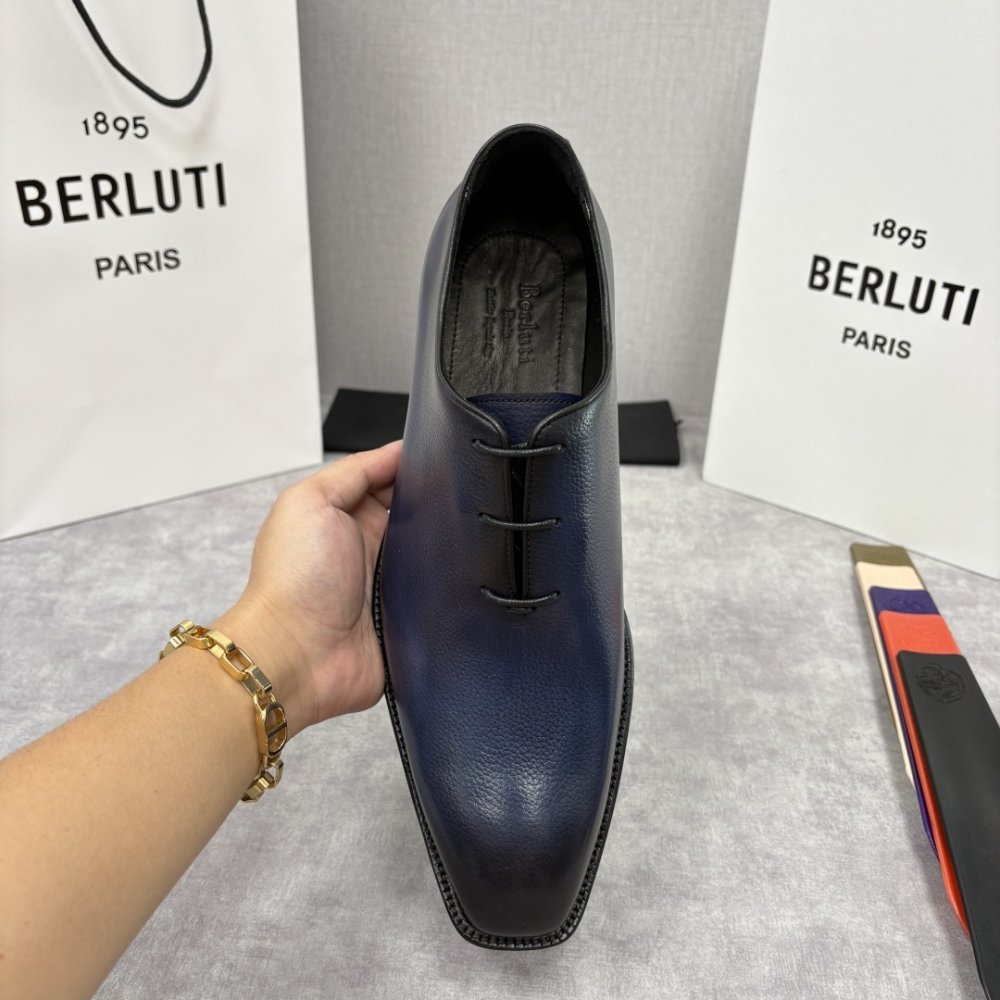 Shoes leather men's фото 6