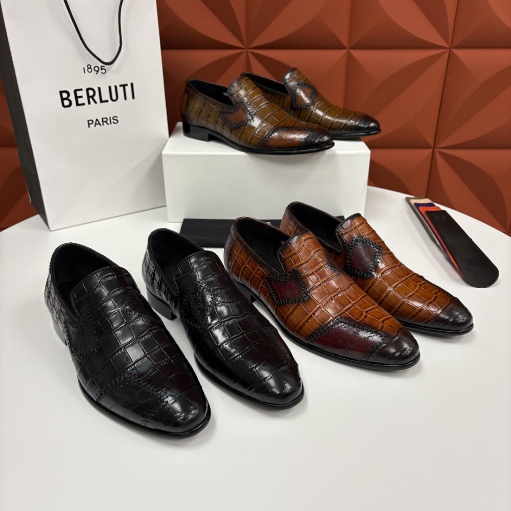 Shoes leather men's фото 6