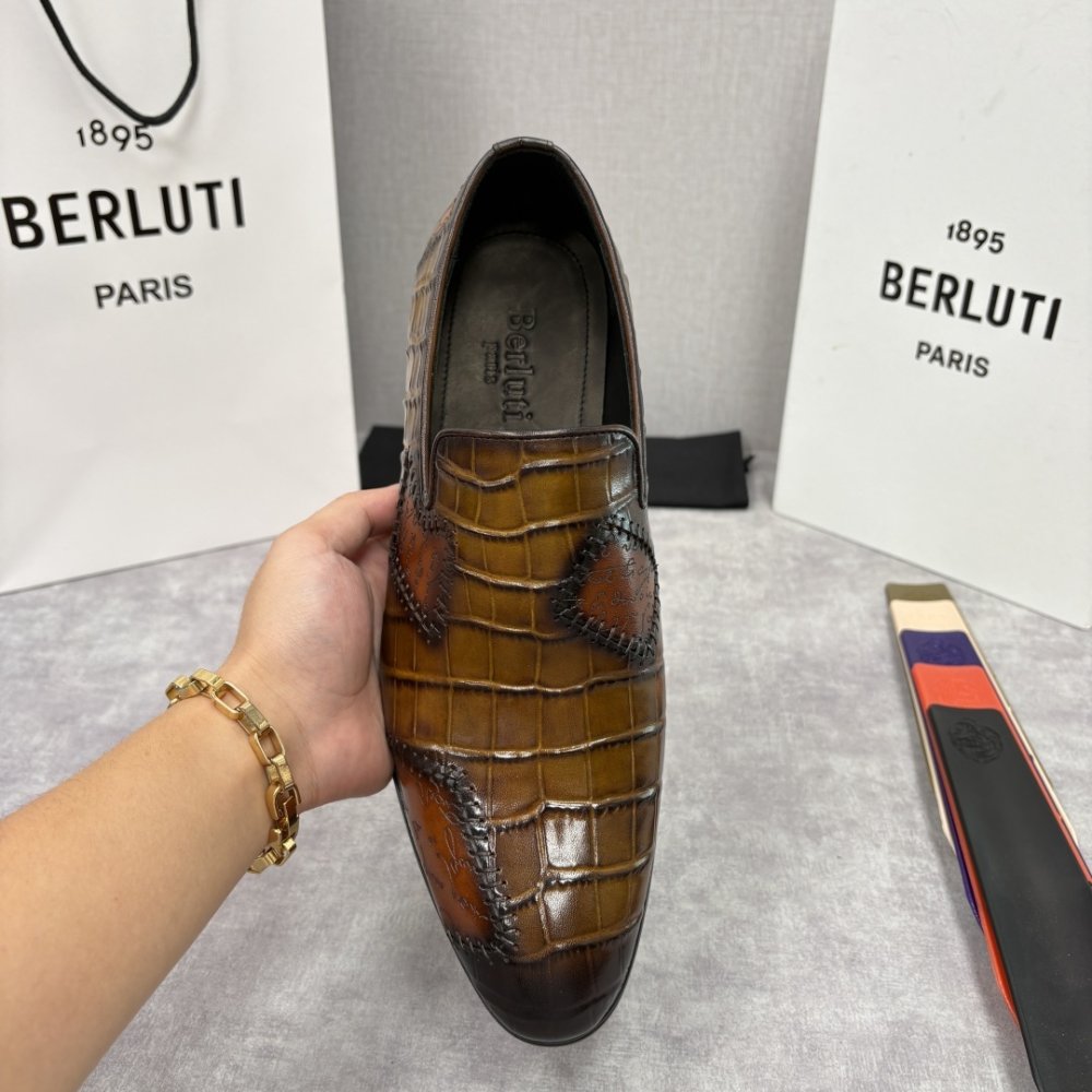 Shoes leather men's фото 6