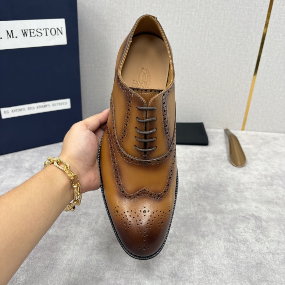 Туфли кожаные мужские фото 6