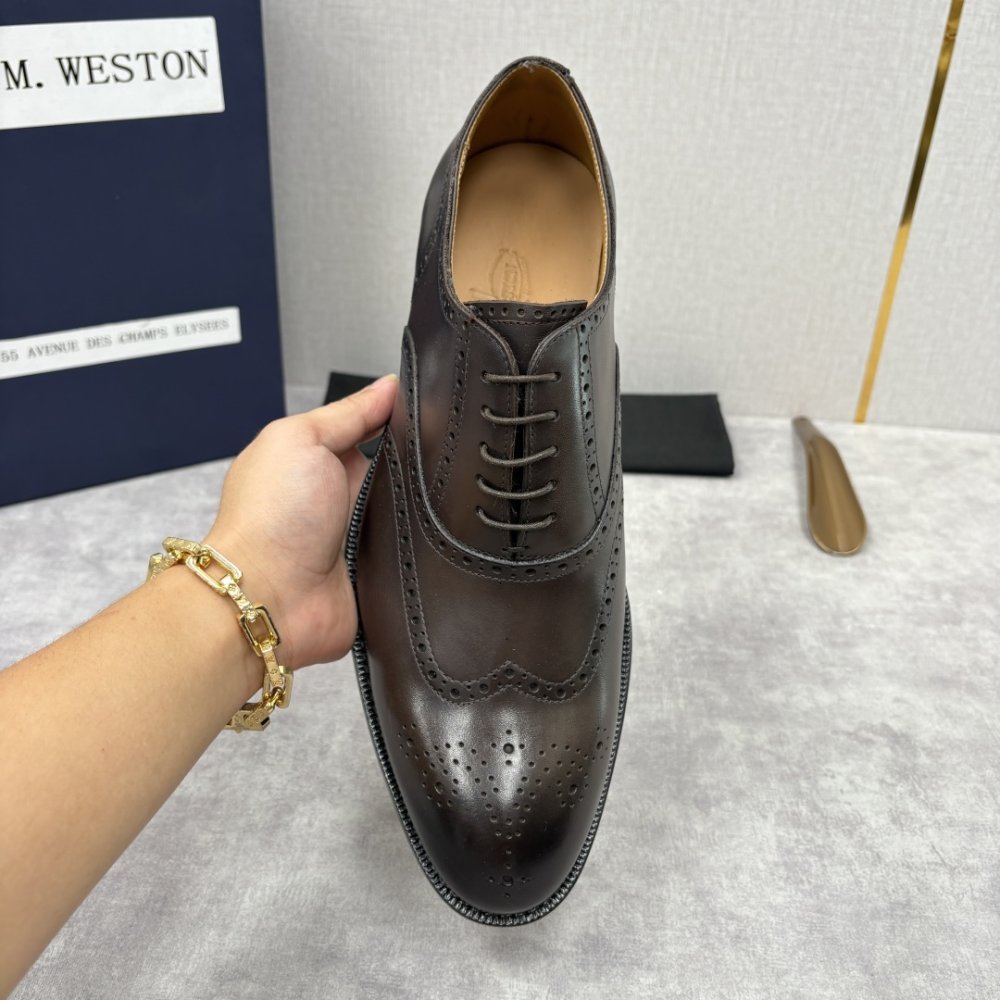 Туфли кожаные мужские фото 6