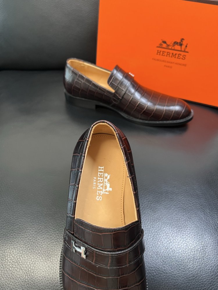 Shoes leather men's фото 7