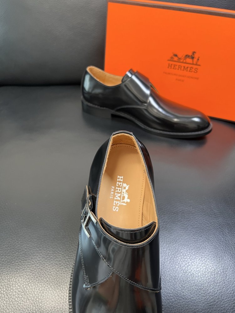 Shoes leather men's фото 7