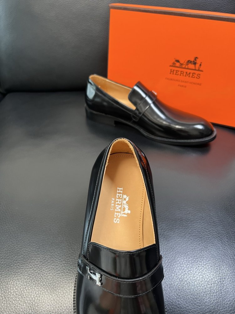 Shoes leather men's фото 7