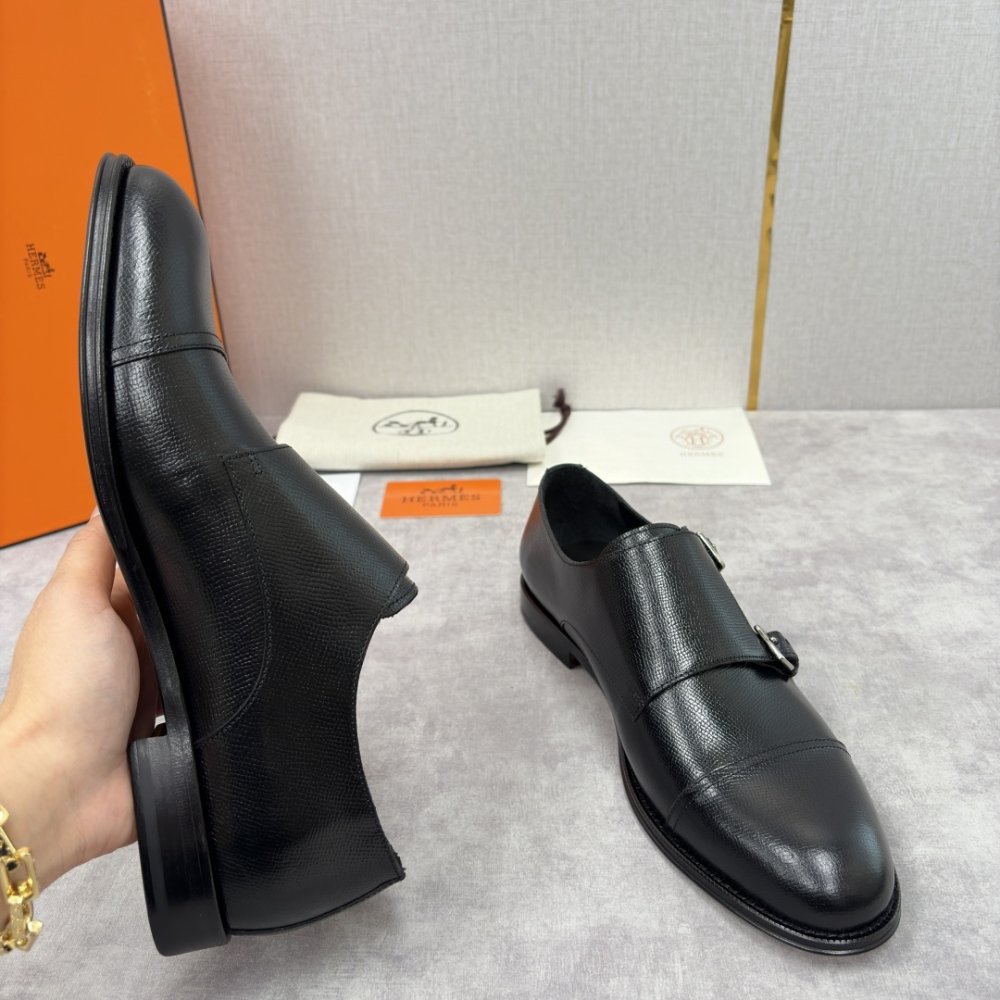 Shoes leather men's фото 7